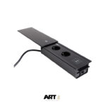 Sliding built-in socket
