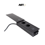 Sliding built-in socket