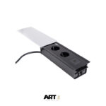 Sliding built-in socket