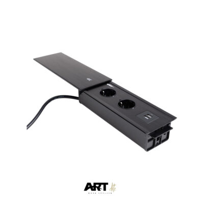 Sliding built-in socket
