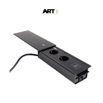 Sliding built-in socket