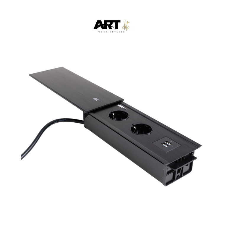 Sliding built-in socket